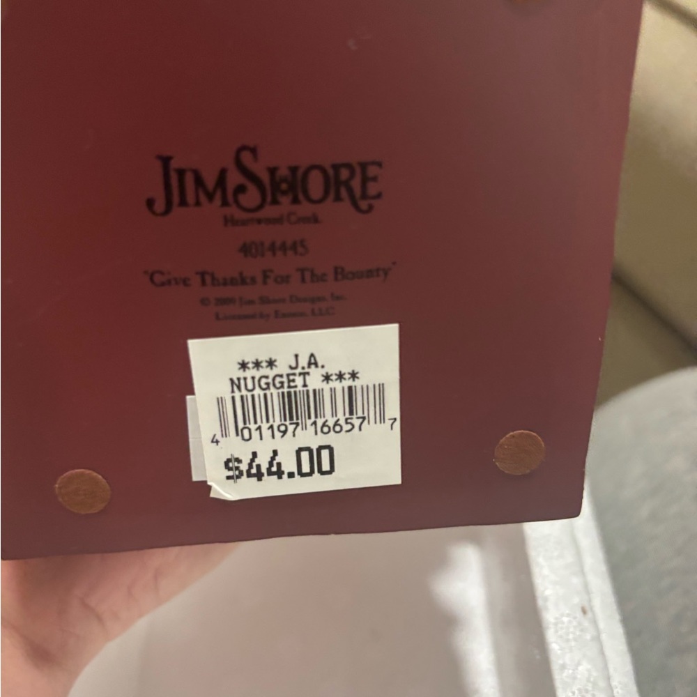 Jim Shore Heartwood Creek “Give thanks for the bounty” new in Box - Picture 3 of 3